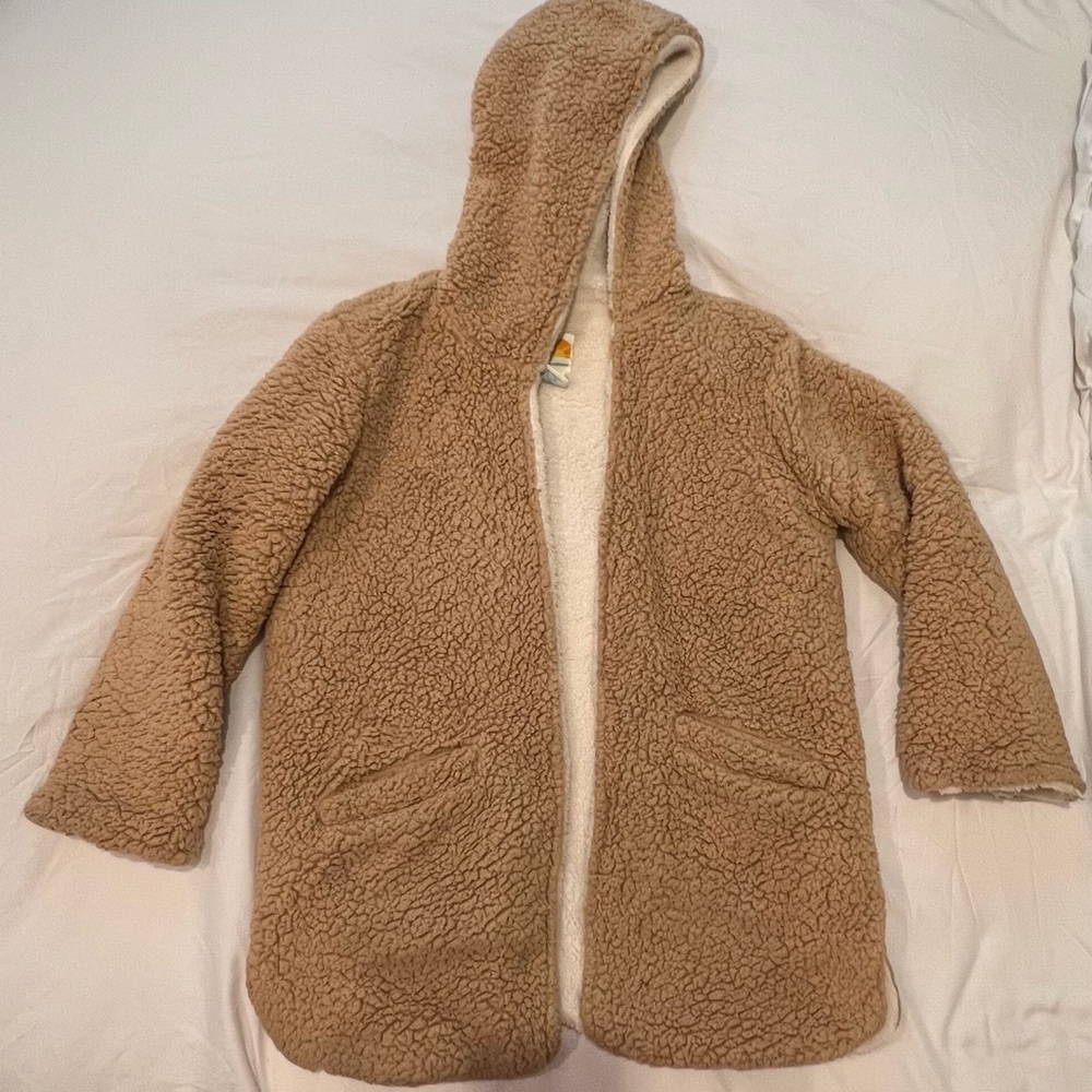 C&C California Tan Puffer Jacket Oversized Plush
